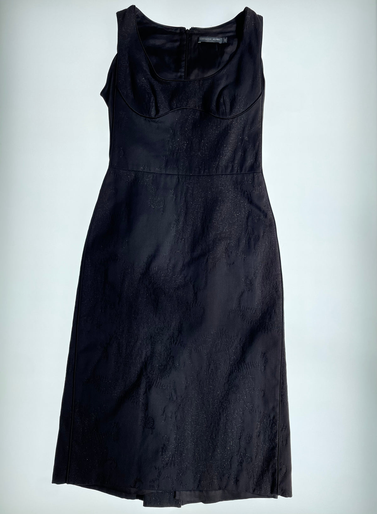 FW04 Black Embossed Dress