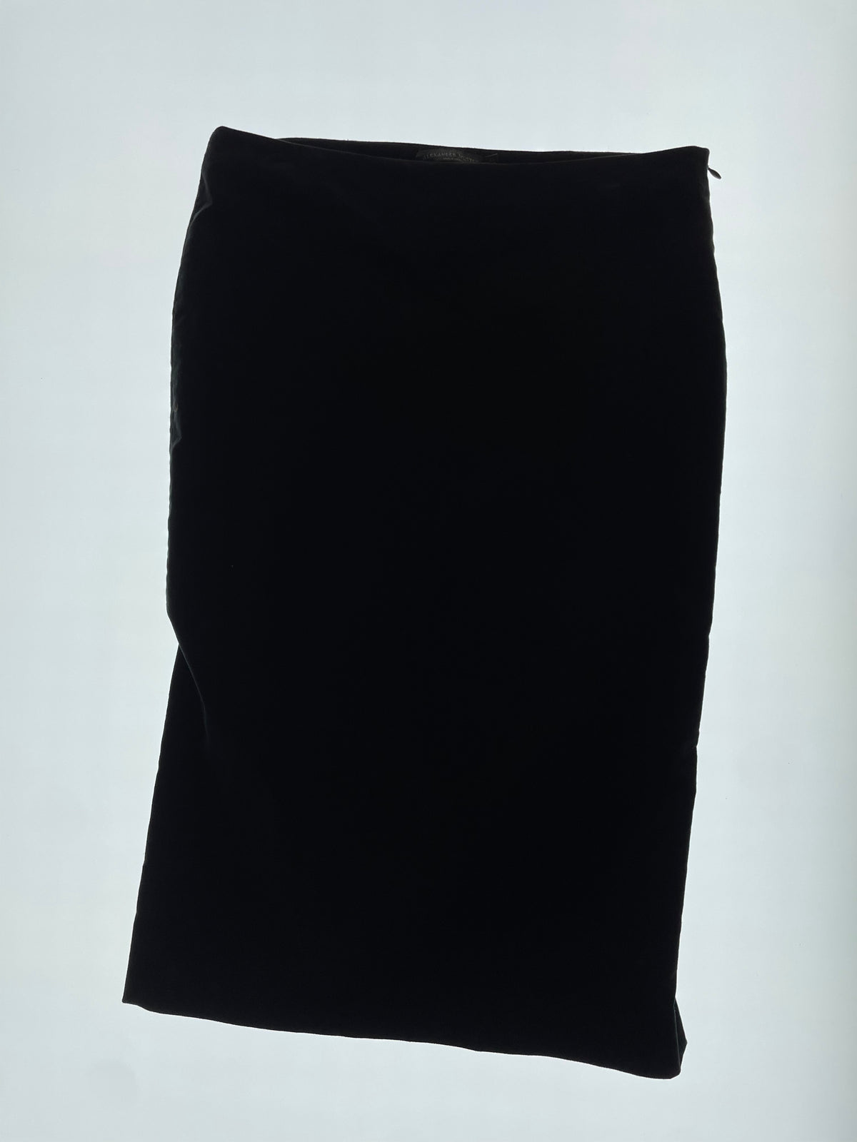 FW 05 Black Velvet Skirt