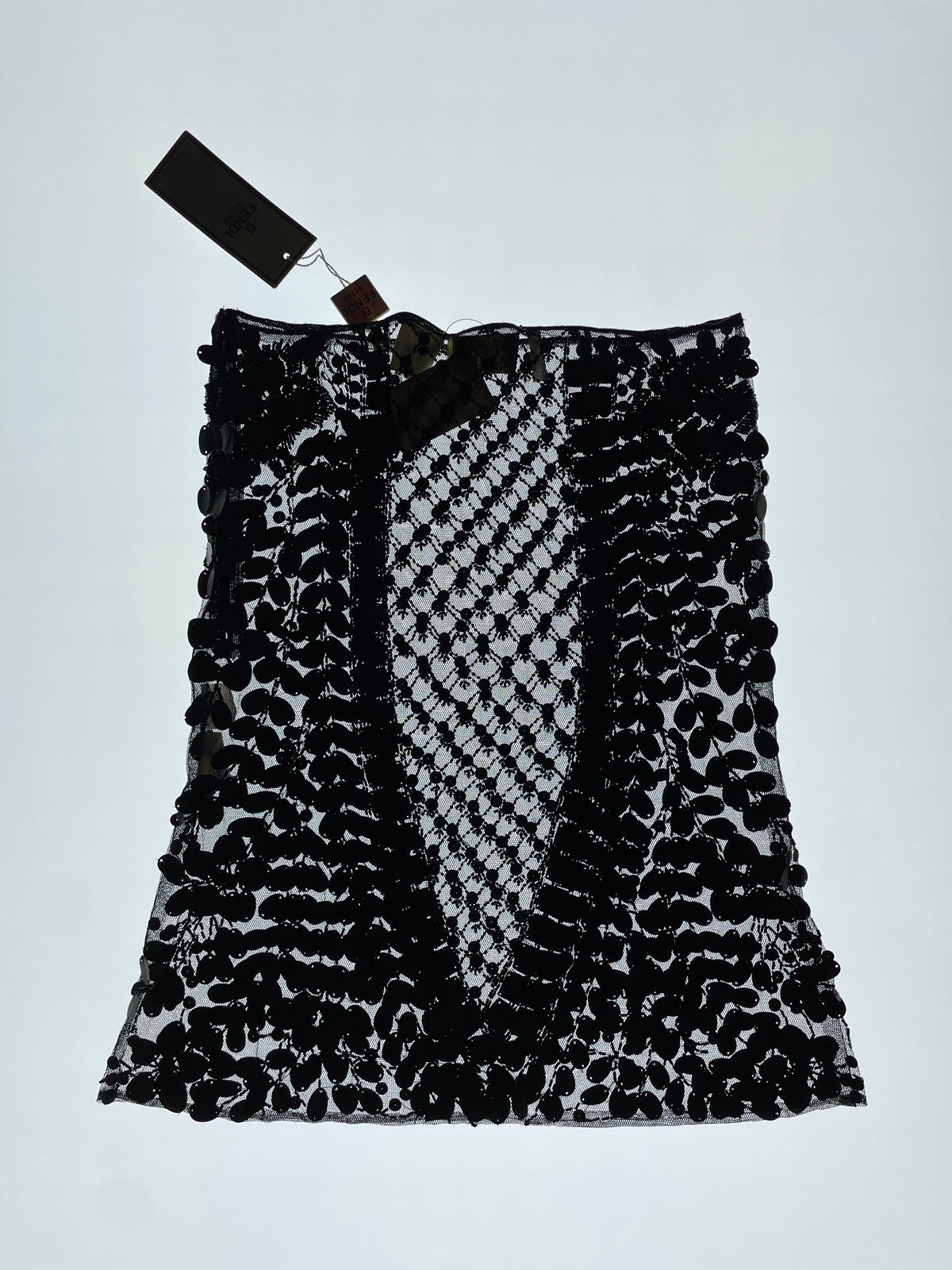 SS00 Black Beaded Skirt