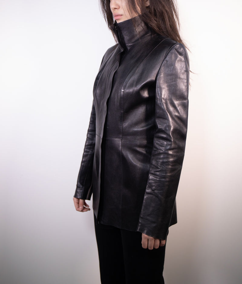FW 99 Black Leather Jacket