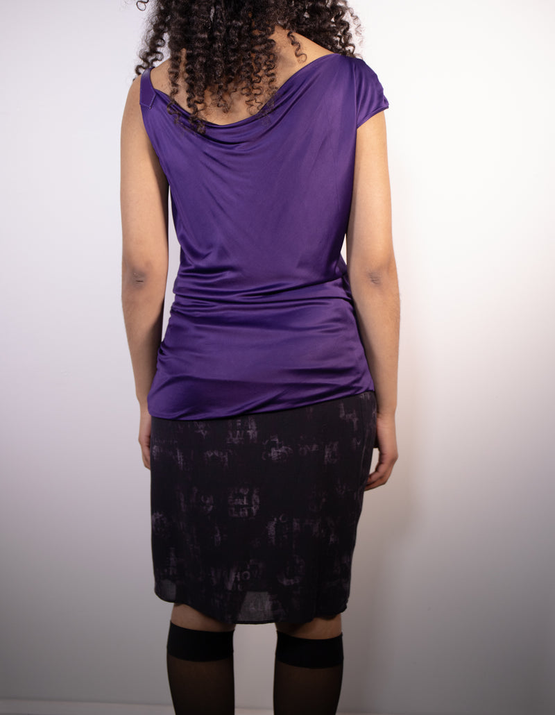 Purple Pattern Skirt