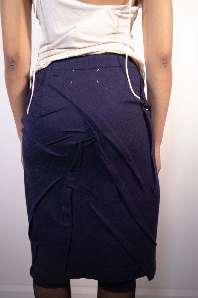 Blue Artisanal Skirt
