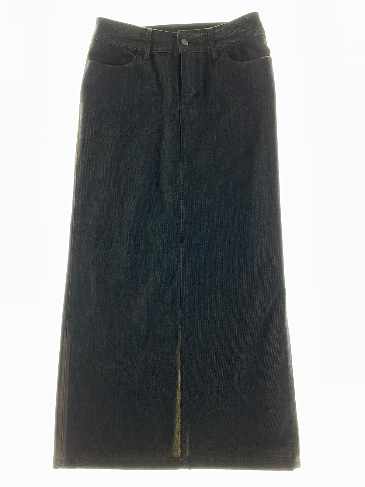 Long Denim Skirt