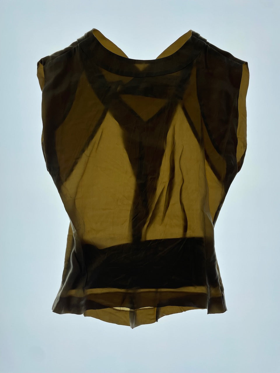 Gold Silk Top