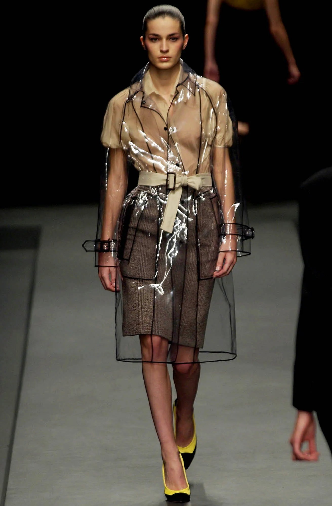 Baraboux | Prada FW 2002 Transparent Rain Coat