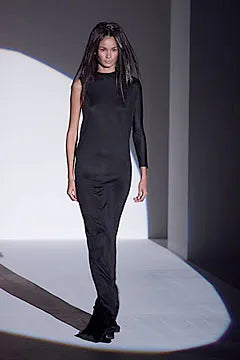 SS 2000 Leather One Shoulder Top