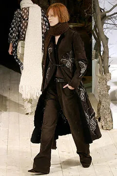 FW 2002 Brown Suede Coat