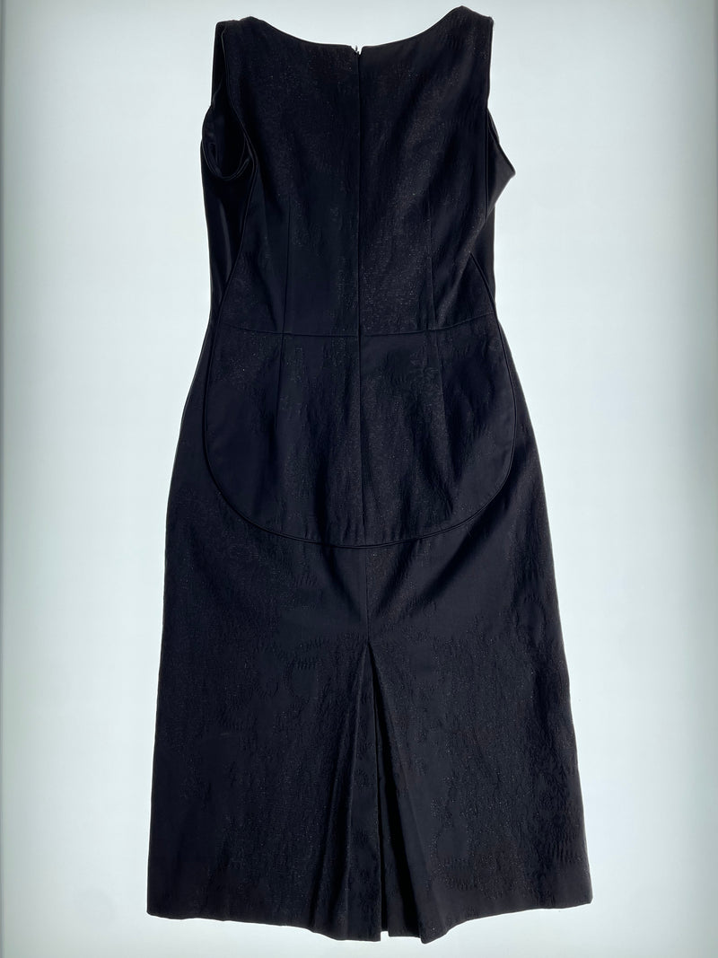 FW04 Black Embossed Dress