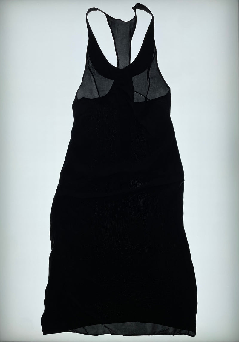 SS02 Black Button Up Dress