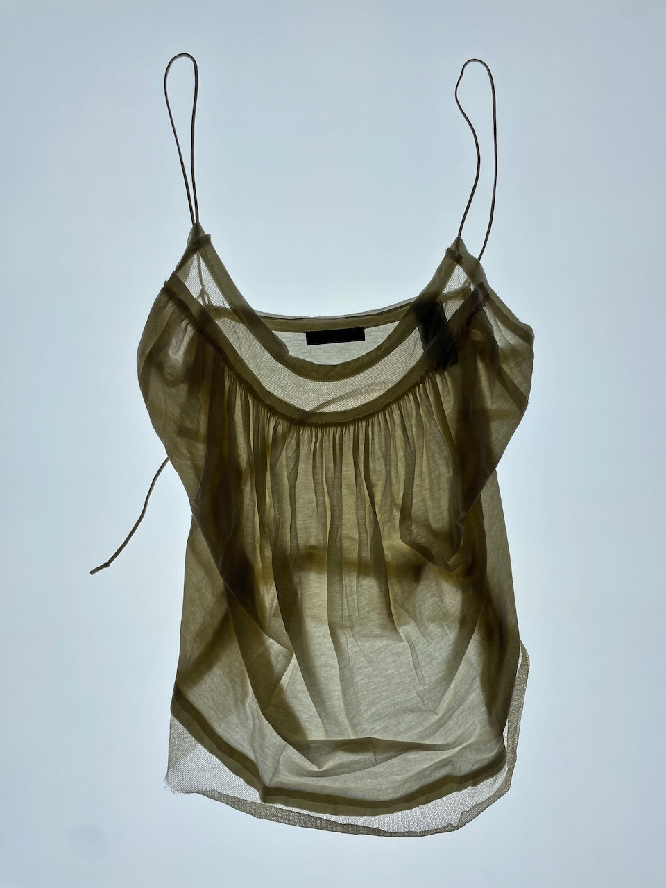 Resort 98 Strappy Ruched Mesh Top