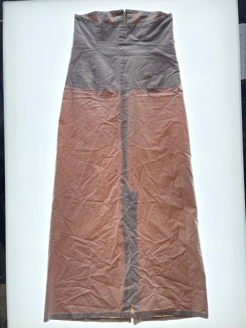 Beige High Waisted Skirt