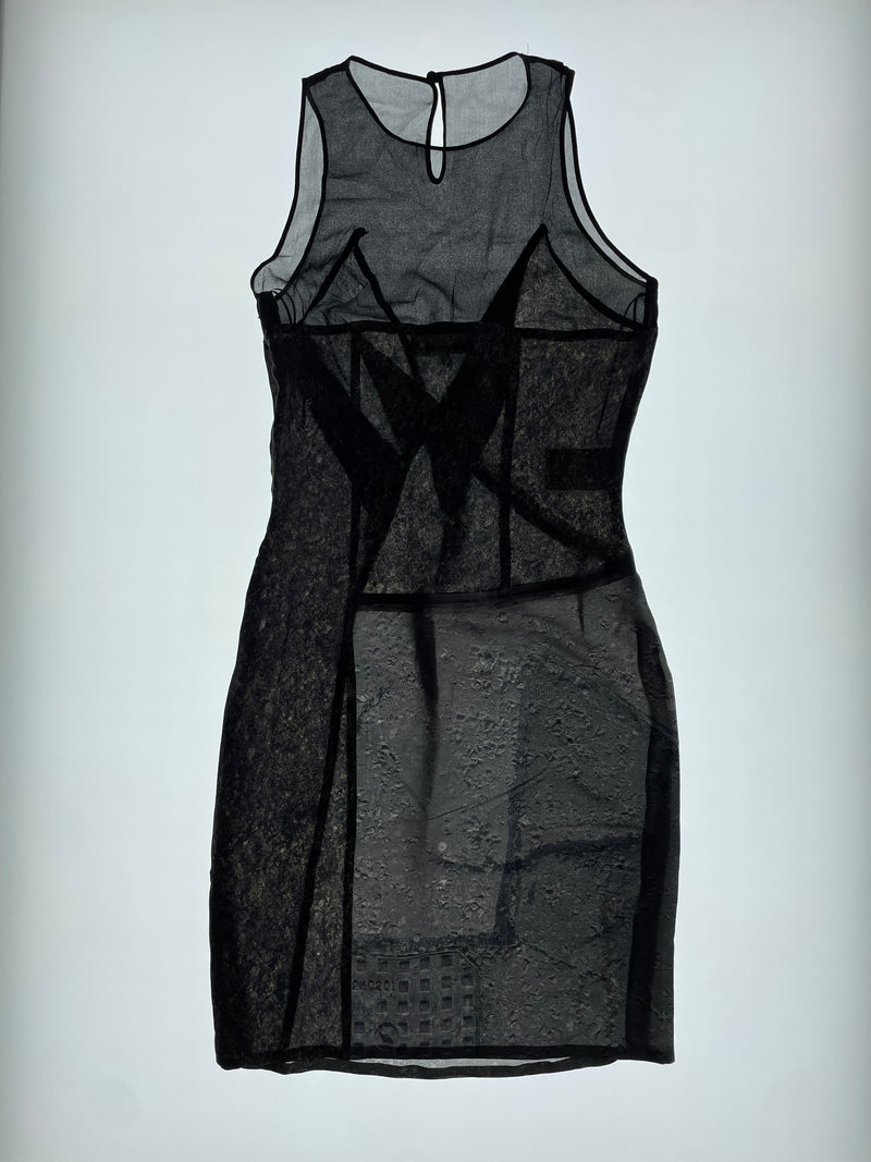 FW09 Gravel Print Dress
