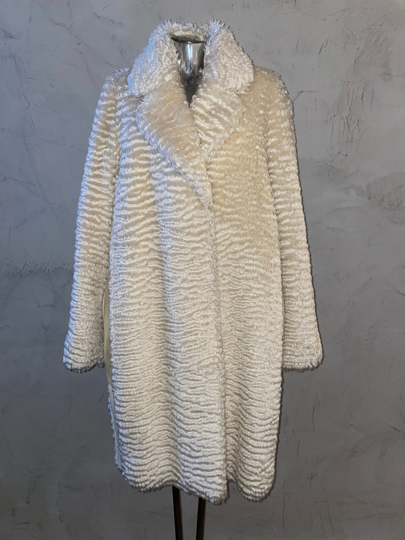 White Shearling Coat