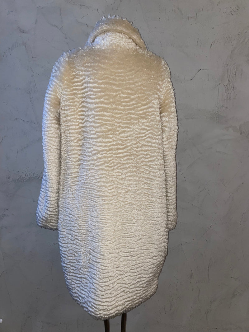 White Shearling Coat
