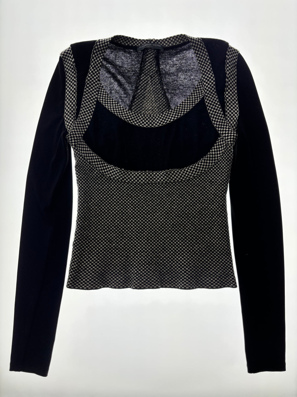 FW 2003 Houndstooth Knit Top