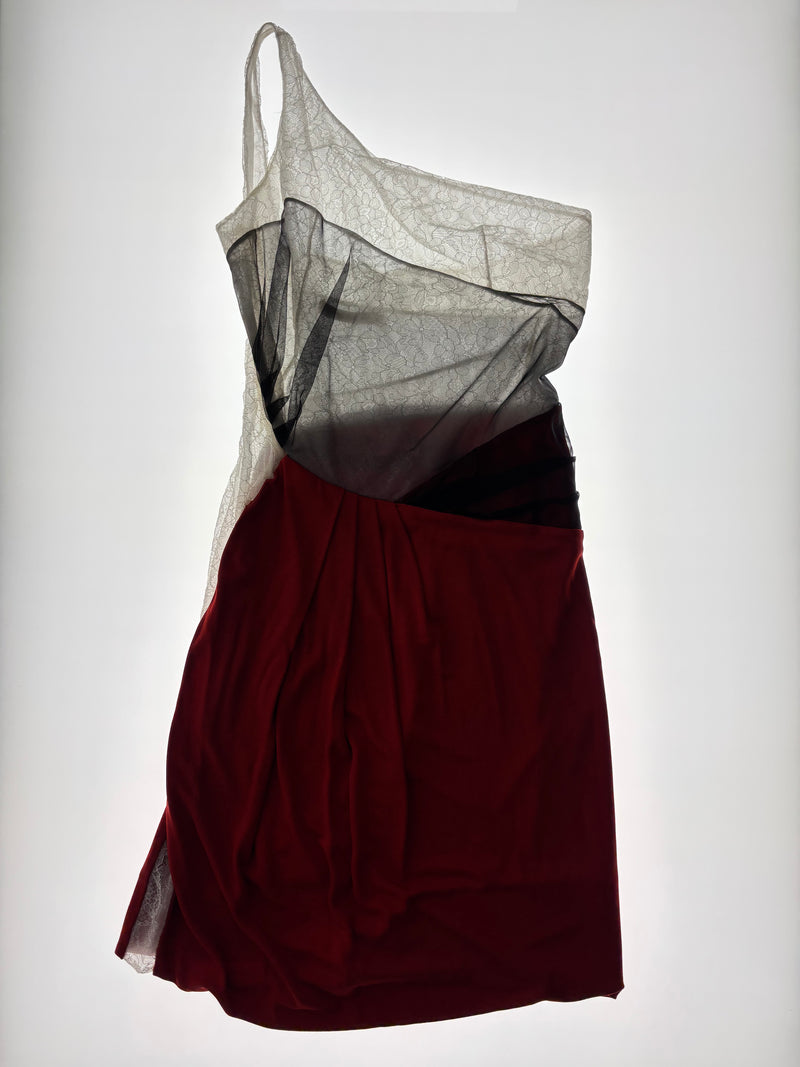 Resort 2009 Colorblock Dress (Look 21)