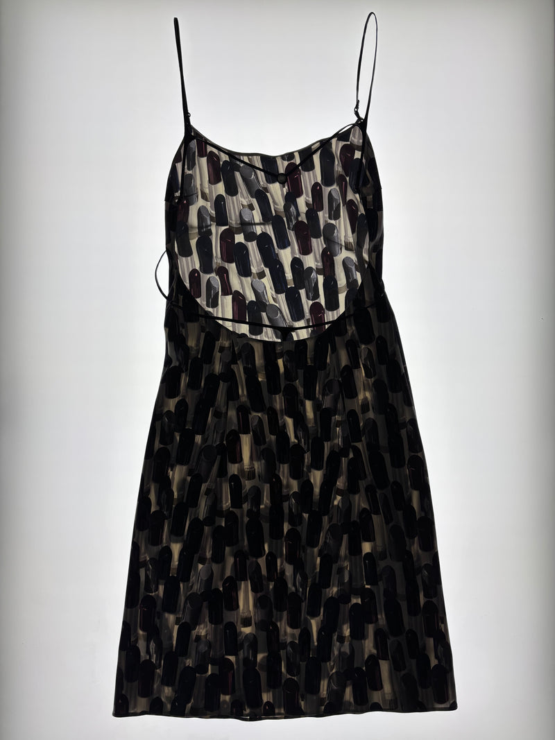 SS 2000 Lipstick Print Dress