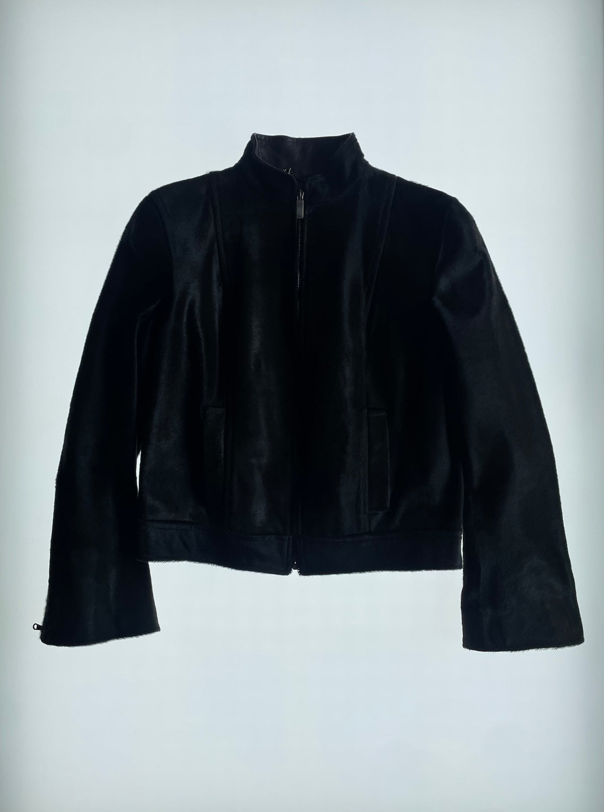 FW 97 Black Pony Hair Jacket