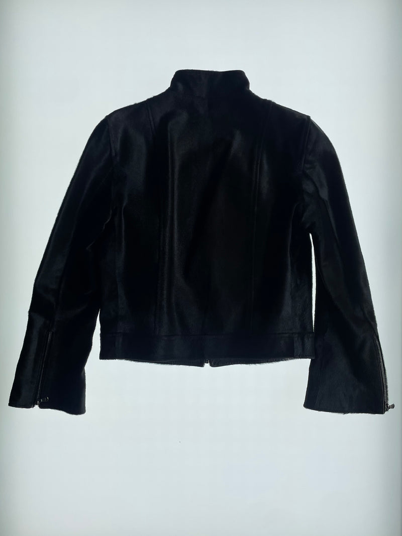 FW 97 Black Pony Hair Jacket