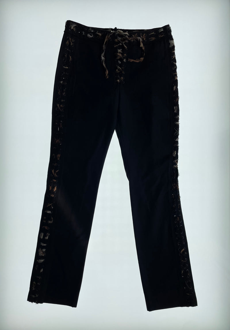 SS2002 Lace Up Trousers