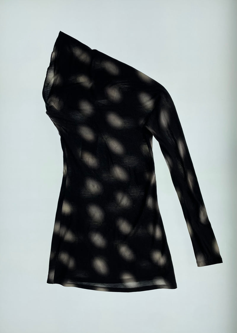 FW 2008 Black Polka Dot Dress