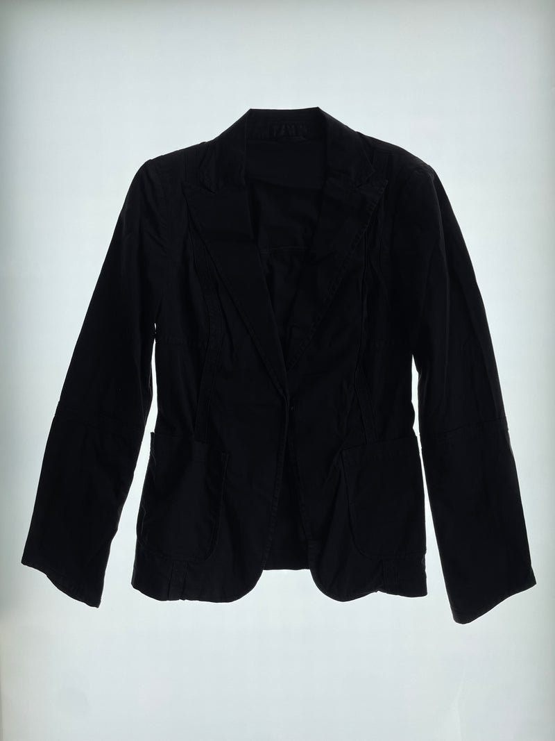 Black Cotton blazer