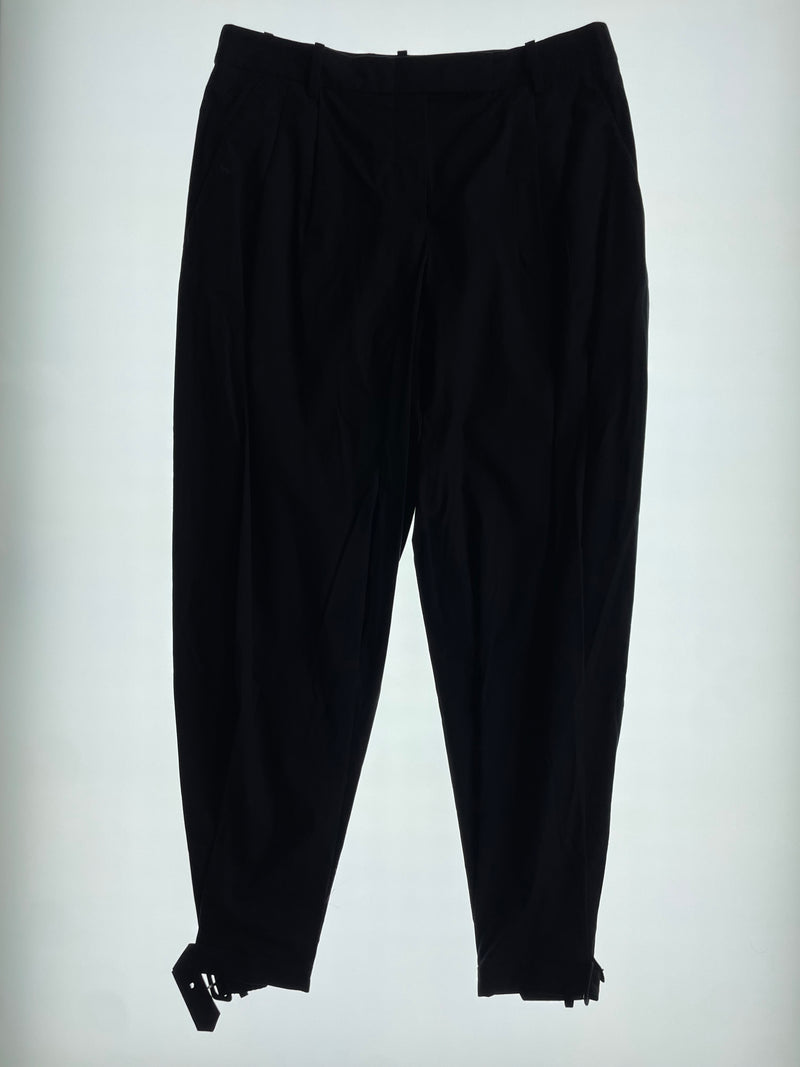 SS 2007 Black Tapered Buckle Pants