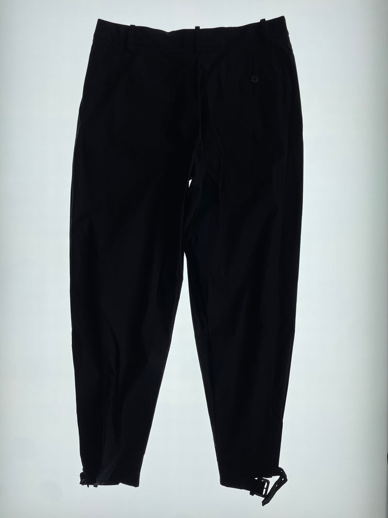 SS 2007 Black Tapered Buckle Pants