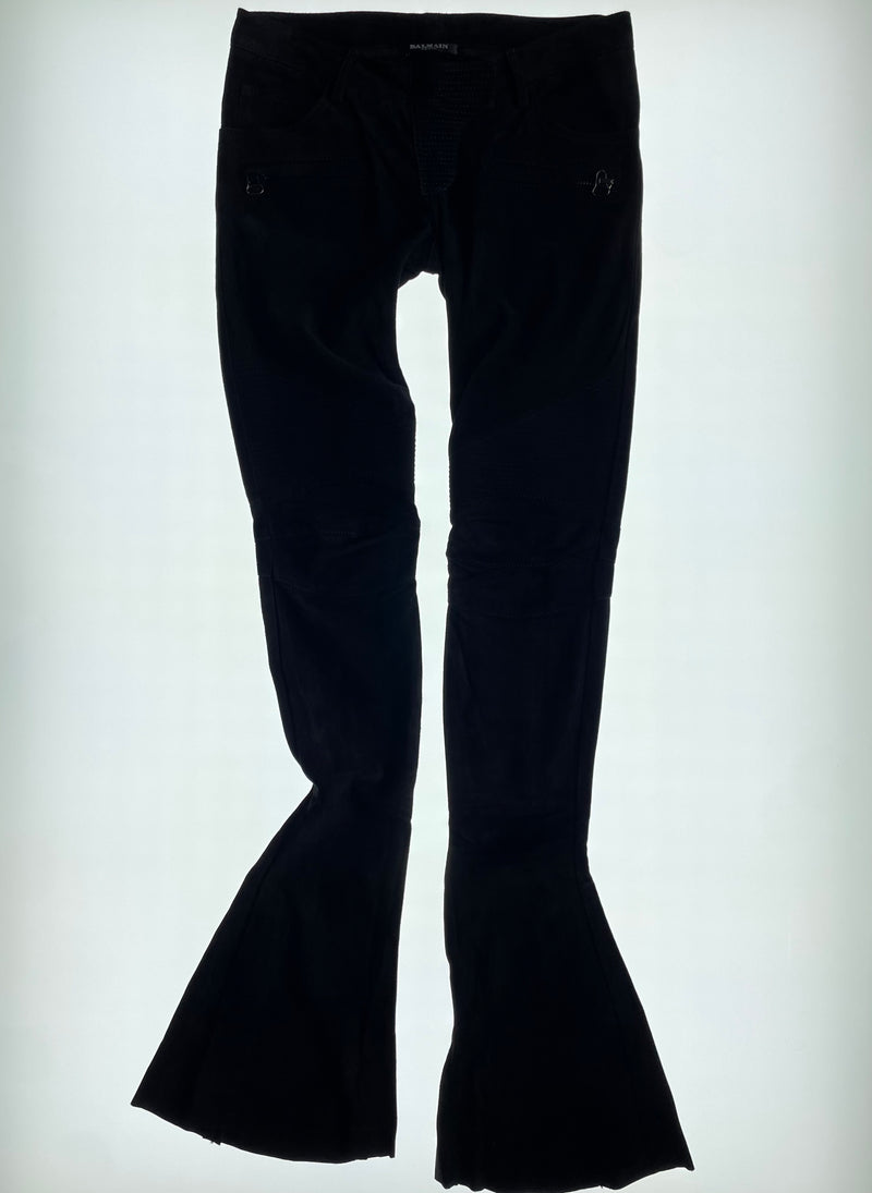 FW 2007 Black Suede Pants