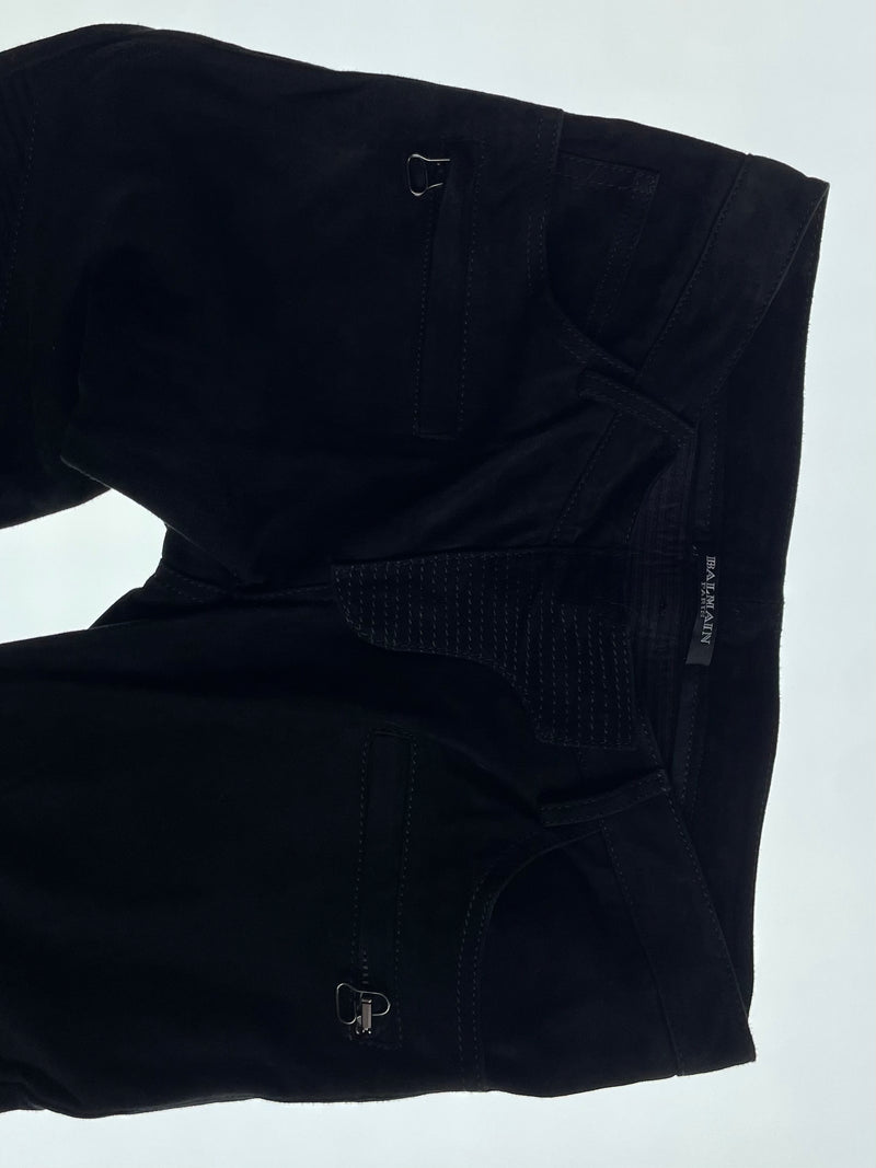 FW 2007 Black Suede Pants