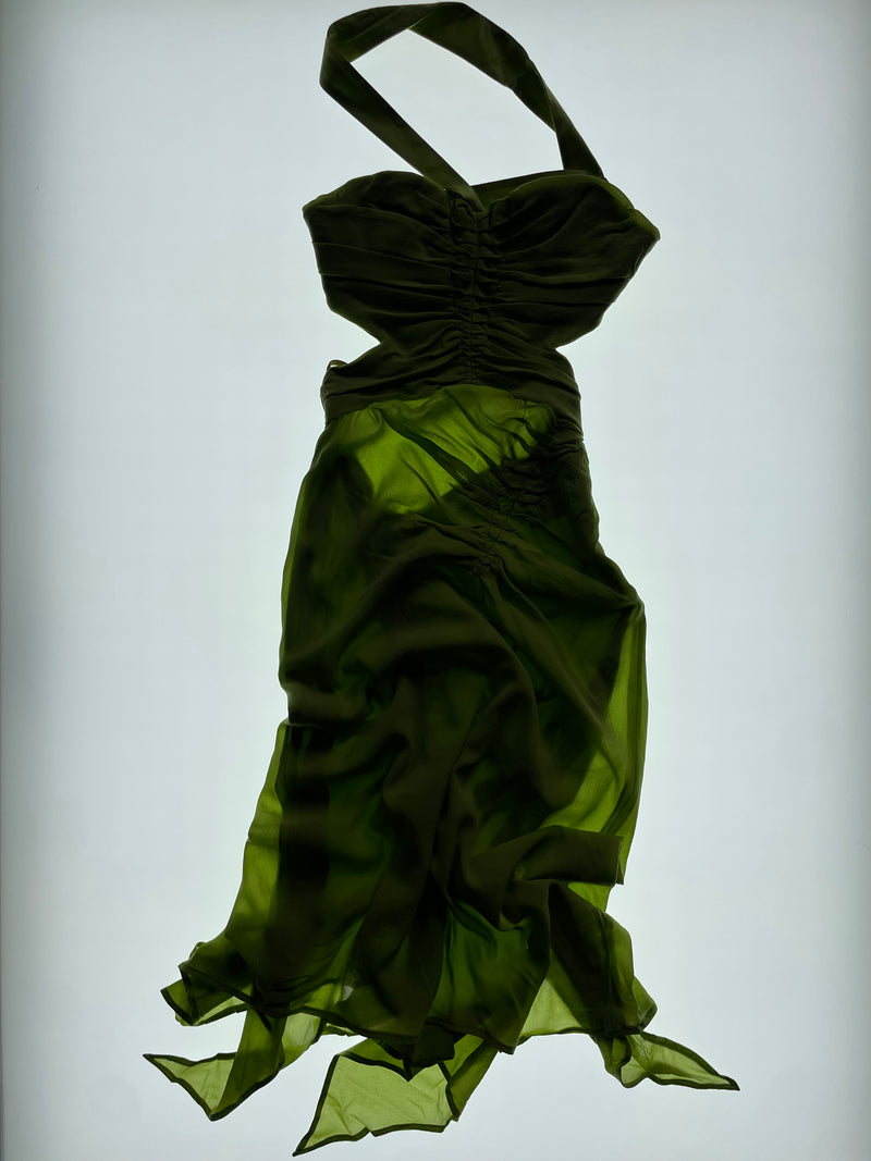 FW 2003 Green Dress