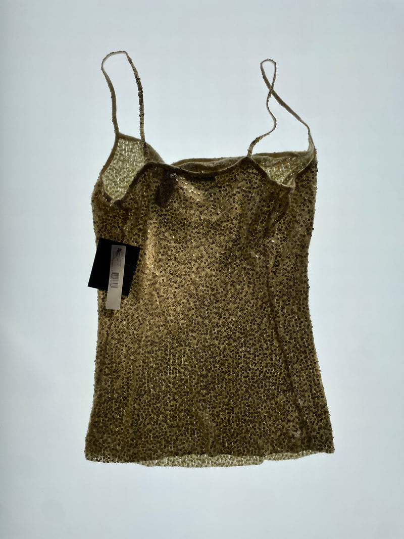 Gold Sequin Tank