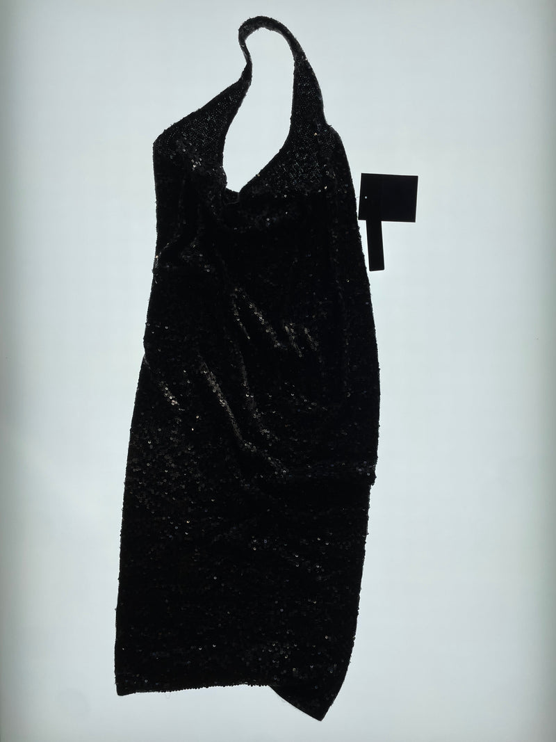 Black Sequin Dress