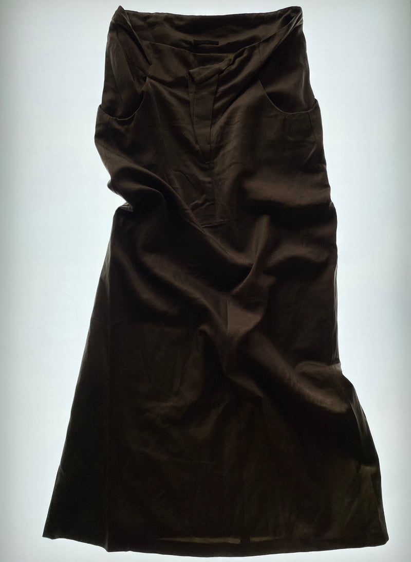 Kahki Maxi Skirt