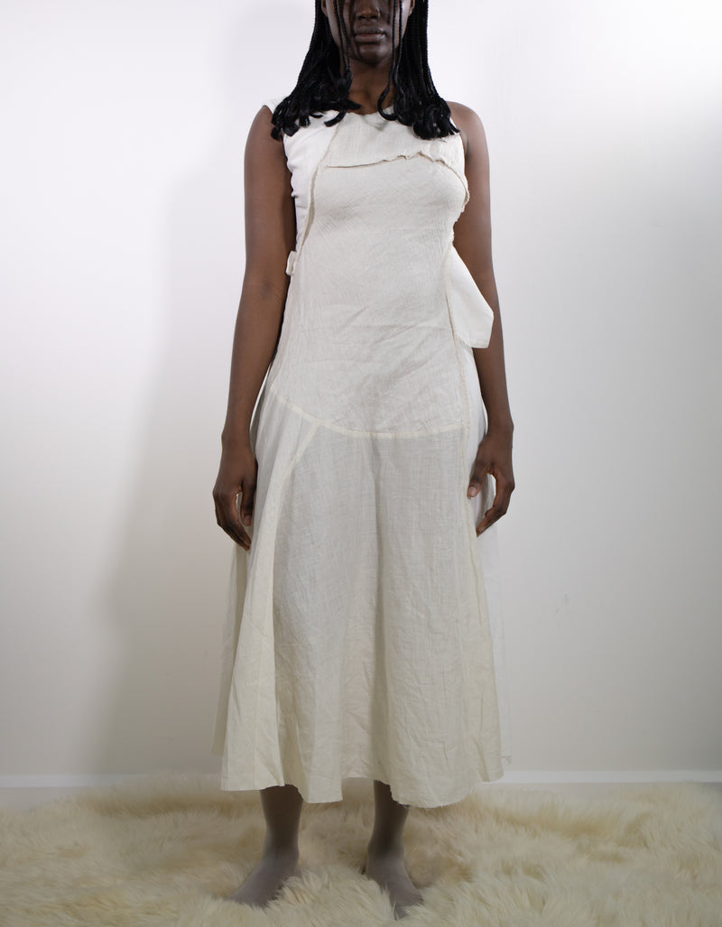 SS 09 White Patchwork Dress