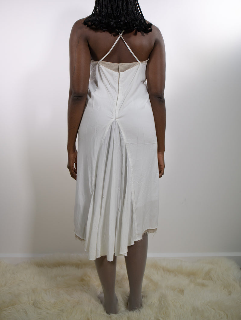 SS09 White Strappy Dress