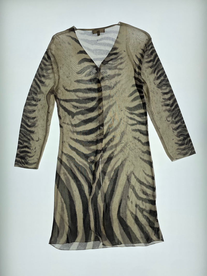 SS 1999 Zebra Print Dress