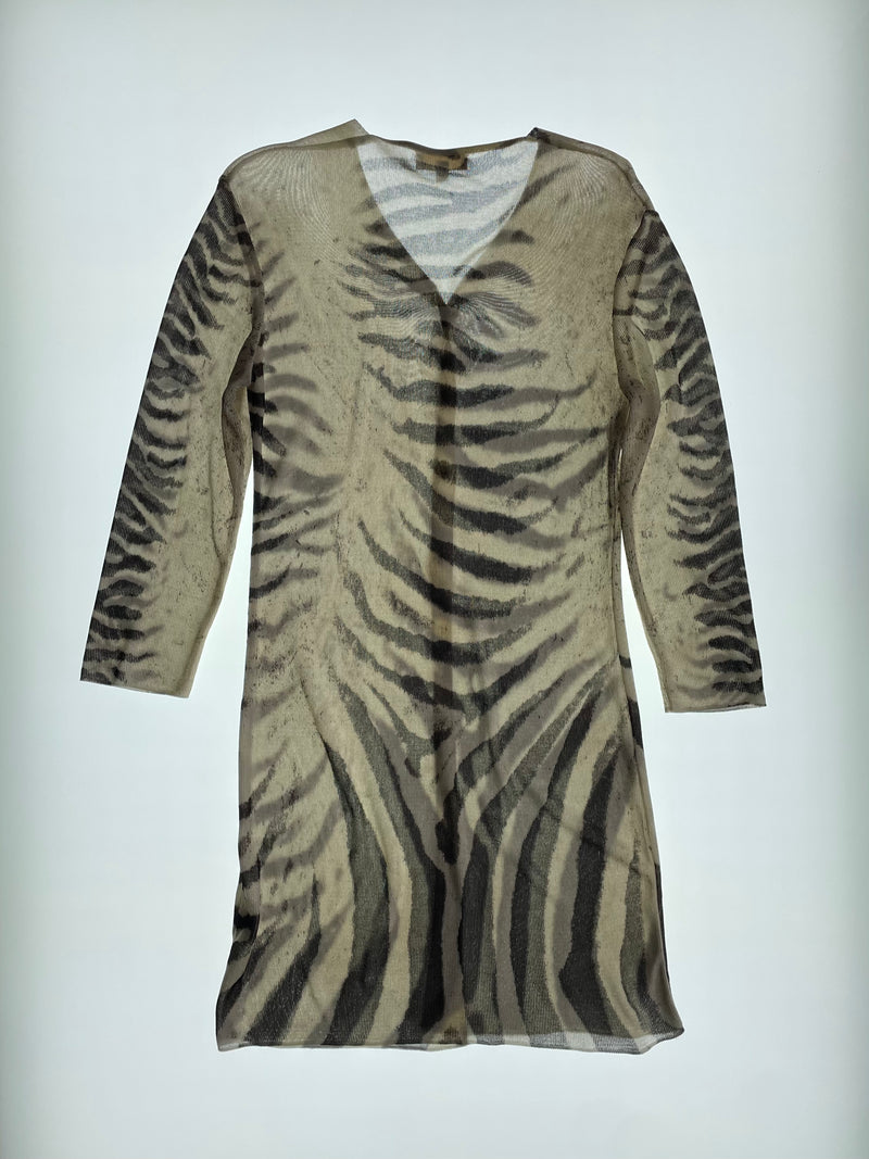 SS 1999 Zebra Print Dress