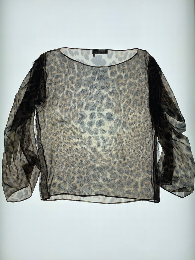 SS 2002 Leopard Print Top