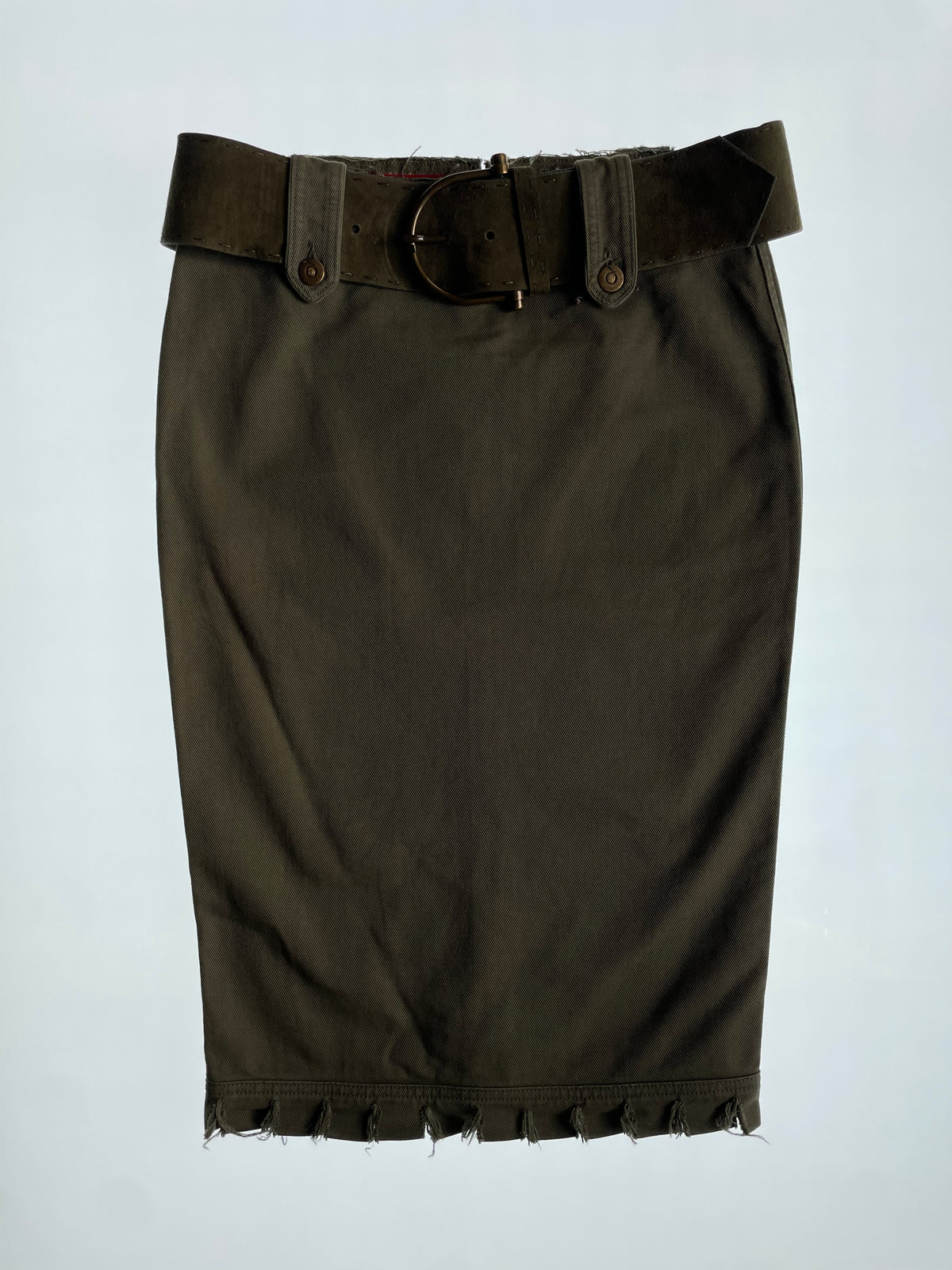 SS2003 Green Buckle Skirt