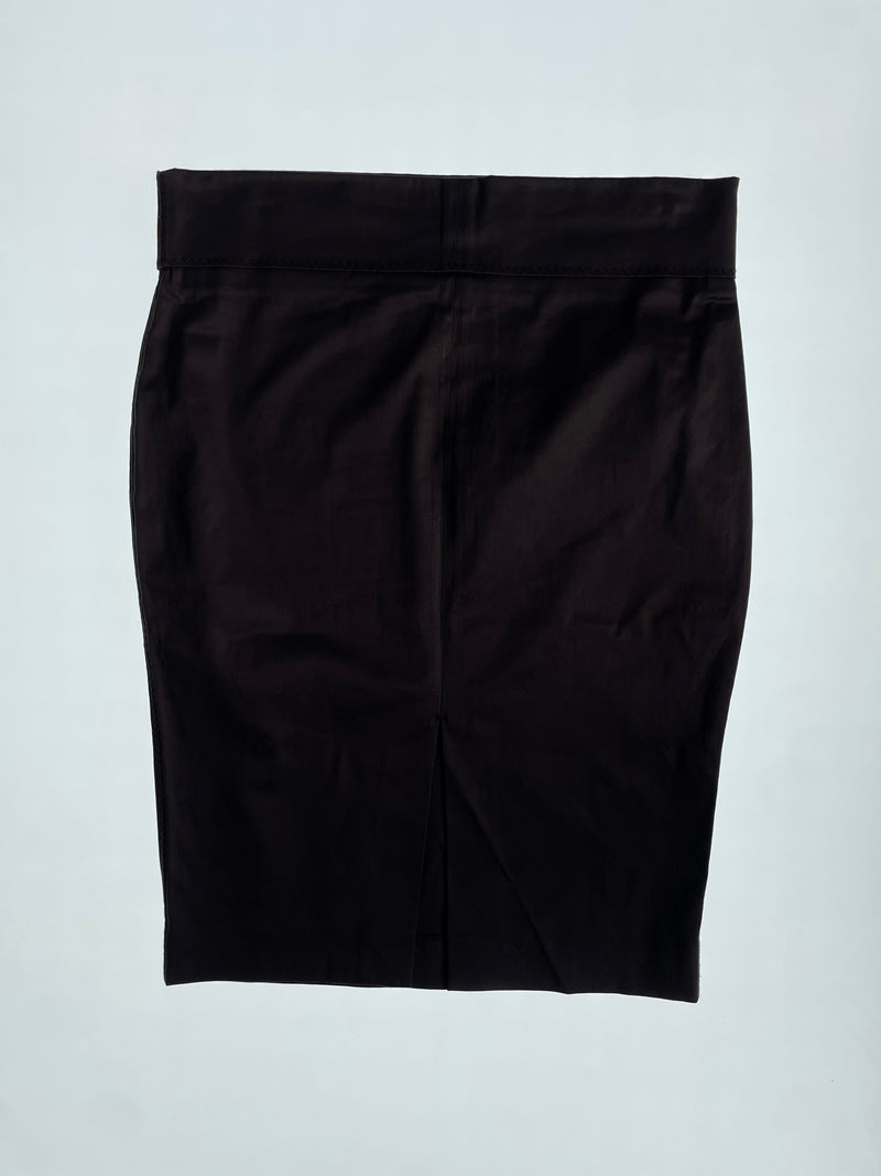 FW2002 Brown Pencil Skirt