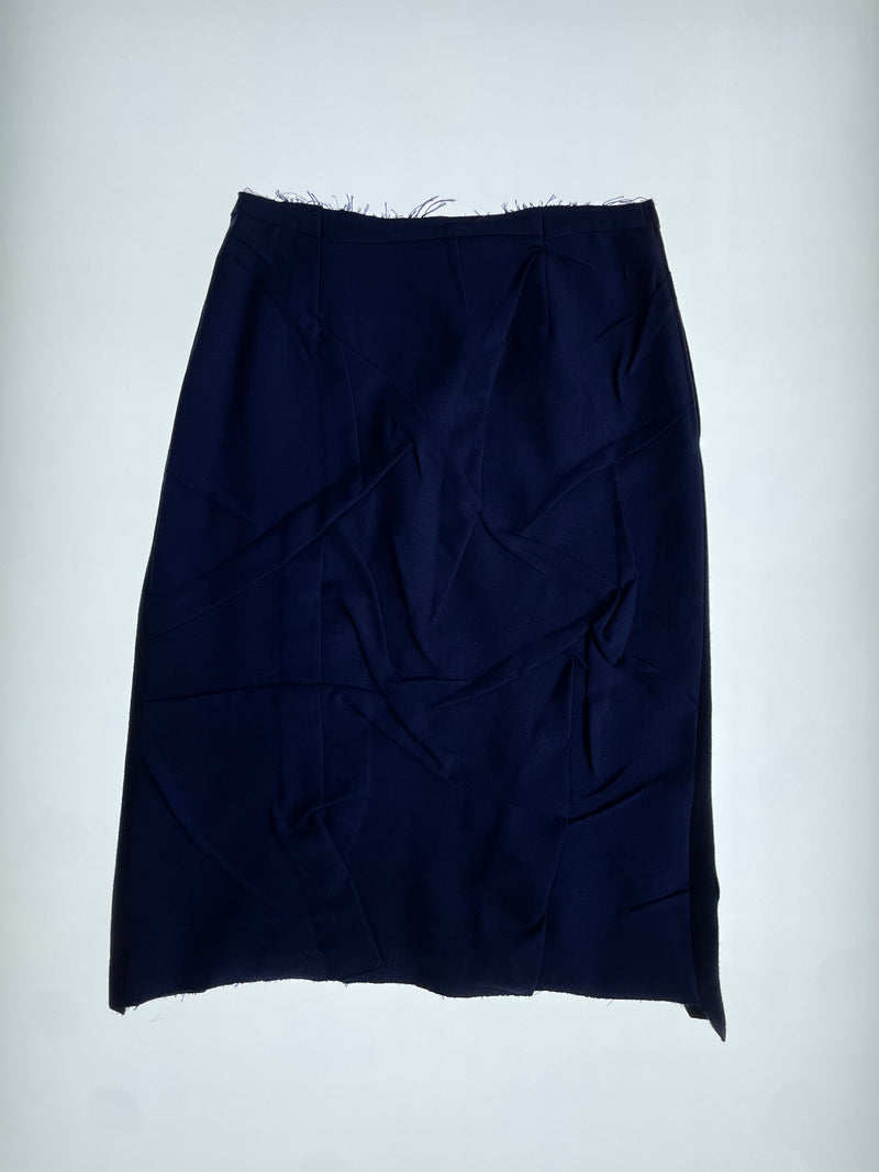 Blue Artisanal Skirt