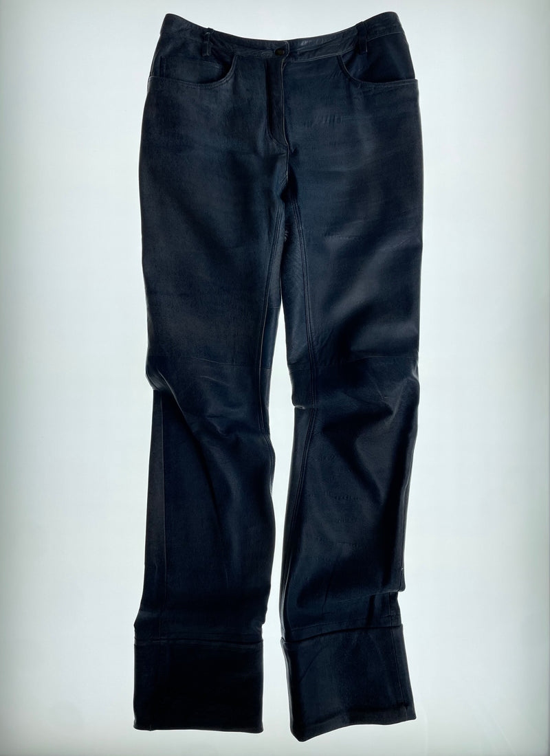 FW2000 Blue Leather Pants