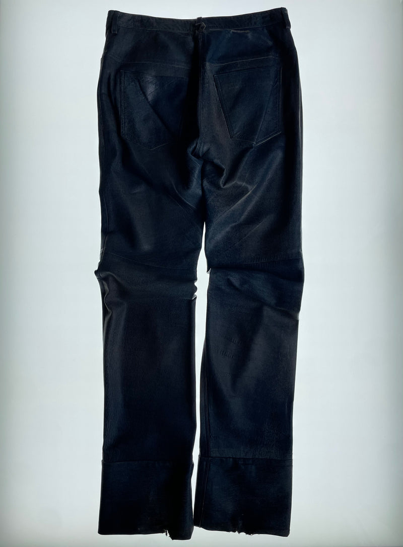 FW2000 Blue Leather Pants