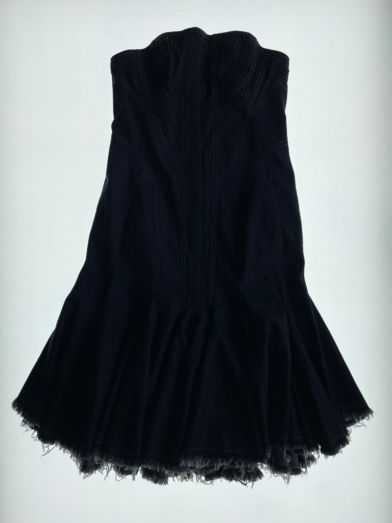 SS 2004 Strapless Denim Dress