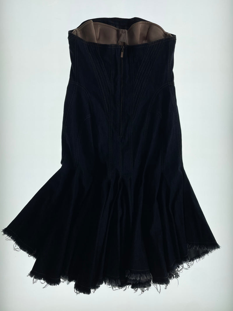 SS 2004 Strapless Denim Dress