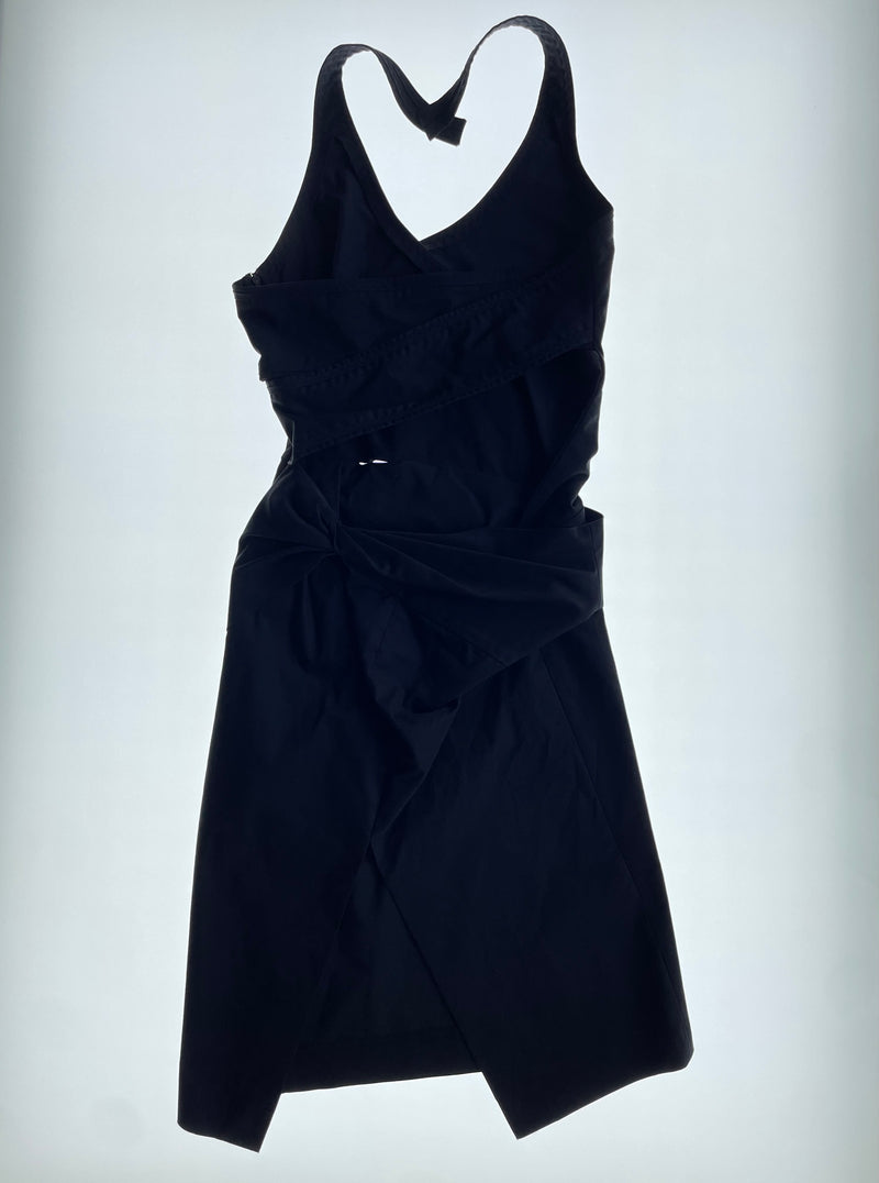 FW 04 Black Wrap Dress