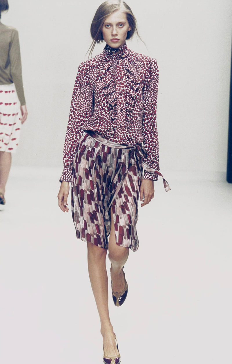 SS 2000 Lipstick Print Dress