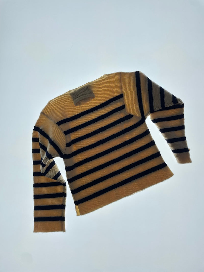 Sailor Sweater Crop