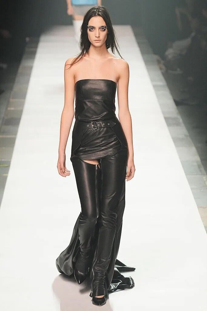 SS 10 Leather Tube Dress